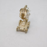 Sterling Silver Mystic In Caravan Charm Pendant Vintage c1970
