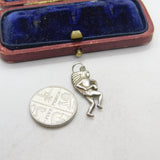 Sterling Silver Native American Charm Pendant Vintage c1970