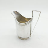 18th Century Federal American Sterling Silver Cream Jug Antique Boston S. Waters
