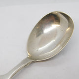 Victorian Sterling Silver Fiddle Pattern Tea Caddy Spoon Antique 1846 London