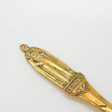 King George V Sterling Silver Gilt Commemorative Spoon 1949 Sheffield