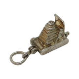 Sterling Silver Opening Camera in the Camera Charm Pendant Vintage c1970