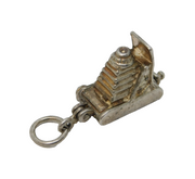 Sterling Silver Opening Camera in the Camera Charm Pendant Vintage c1970