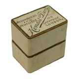 Art Deco Card Small Ring Box 'Kendal & Dent' Antique c1920s