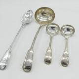 Victorian Elkington & Co. Silver Plated Dining Serving Set Antique c1890