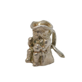 Sterling Silver Toby Jug Charm Pendant Vintage c1970
