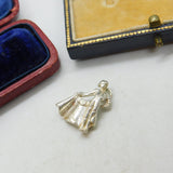 Sterling Silver Spanish Traditional Matador Charm Pendant Vintage c1970