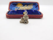 Sterling Silver Nuvo Openable Wedding Church Charm Pendant Vintage c1970