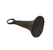 George III Cut Steel Pipe Tamper Fob Pendant Antique c1780s