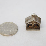 Sterling Silver Weather Vane Charm Pendant Vintage c1970