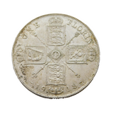 King George V Sterling Silver Florin Coin Antique 1918 Very Fine/EF Condition