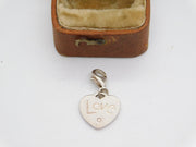 Sterling Silver Thomas Sabo Love Heart Charm Pendant Vintage c1970