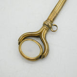 Victorian 10ct Yellow Gold Cased Stone Set Spinning Watch Key Fob Antique c1860s