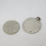 Sterling Silver St Christopher Charm Pendant Vintage c1970