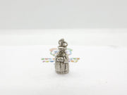 Sterling Silver 'Welsh Lady' Charm Vintage c1970
