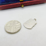 Sterling Silver and Enamel Llandudno Travel Shield Charm Pendant Vintage c1970