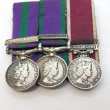 Elizabeth II Miniature Dress Medal Group Northern Ireland, Malaya Etc Vintage