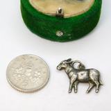 Sterling Silver Mule Charm Pendant Vintage c1970