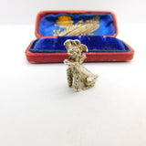 Sterling Silver Articulated Poodle Charm Pendant Vintage c1970