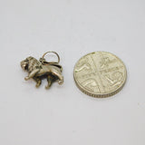 Sterling Silver Lion Leo Horoscope Symbol Charm Pendant Vintage c1970