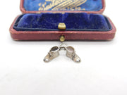 Sterling Silver Pair of Child's Shoes Charm Pendant Vintage c1970