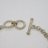 Sterling Silver & Multi-Stone Jasper Bracelet Vintage c1970