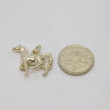 Sterling Silver Horse Or Pony Charm Pendant Vintage c1970