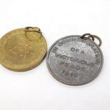 WW1 Pair of War Medals, Victory Medal PTE V Barrett Hampshire Regt.