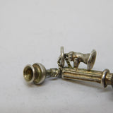 Sterling Silver Traditional Telephone Charm Pendant Vintage c1970