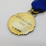 Sterling Silver & Enamel Croydon Inurance Institute Fob Vintage 1951 London