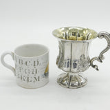 William IV Scottish Sterling Silver Floral Tankard Mug Antique 1836 Glasgow