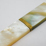 19th Century French Palais Royal Mother of Pearl & Gilt Sewing Etui Antique