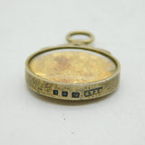 Sterling Silver Gilt WWII Period Masonic Fob Medal Antique 1940 London