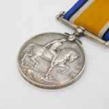 WWI British Army Service Medal DVR M Flannery Army Service Corps Antique