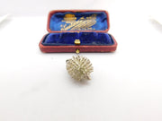 Sterling Silver Hedgehog Charm Pendant Vintage c1970