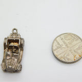 Sterling Silver Vintage Motor Classic Car Charm Pendant Vintage c1970