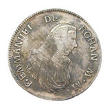 18th Century Malta Emmanuel De Rohan Silver 2 Scudi Coin Antique 1796