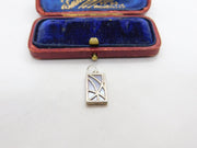 Sterling Silver Rennie Mackintosh Style Charm Pendant Vintage c1970