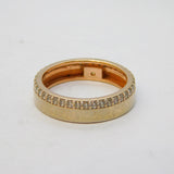 Sterling Silver & Paste Set Two-Tier Dress Ring Vintage c1990s
