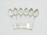 19th Century German White Metal Serving Spoon Set Antique c1880 T.F Gohler