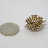 Sterling Silver Hedgehog Charm Pendant Vintage c1970s