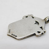 Sterling Silver & Gold Fronted Sporting Fob Medal Antique 1922 Birmingham