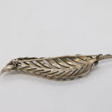 Shipton & Co Scottish Sterling Silver & Marcasite Fern Leaf Brooch Antique