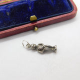 Sterling Silver Manneken Piss Statue Charm Pendant Vintage c1970