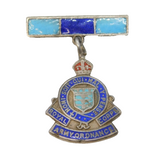 WW1 Sterling Silver & Enamel Royal Army Ordanace Corps Sweetheart Brooch