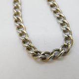 Victorian 9ct Gold & Sterling Silver Albert Watch Chain Antique 1893 Birmingham