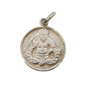 Sterling Silver Aquarius Zodiac Charm Pendant Vintage c1970s