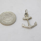 Sterling Silver Anchor Maritime Charm Pendant Vintage c1970s