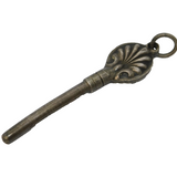 Victorian Cut Steel Floral Pattern Pipe Tamper Antique c1860