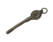 Victorian Cut Steel Floral Pattern Pipe Tamper Antique c1860